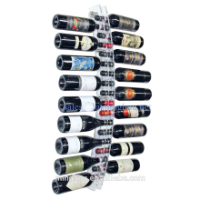 Amazon top sale simple acrylic wine rack wall mounted wine rack home decoration display rack